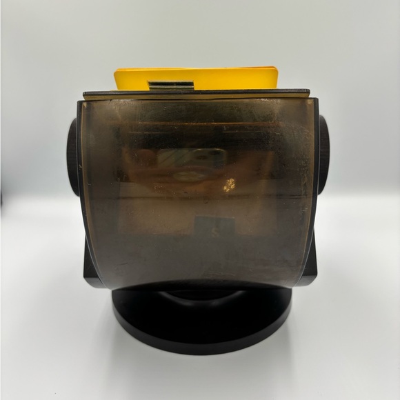 Vintage Rolodex Faux Wood Large Round File Index Cards Swivel Rotary Made in USA - Picture 6 of 9